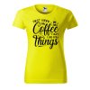 Dámské tričko s potiskem Coffee