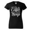 Dámské tričko s potiskem Coffee