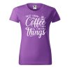 Dámské tričko s potiskem Coffee