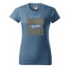 Dámské tričko s potiskem Babička miluje kávu