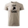 Pánské tričko s potiskem I got game