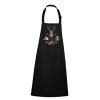 Dobrý triko zástěra s potiskem Jelen a šípy černá