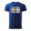 Pánské tričko s potiskem EKG coffee