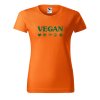 Dámské tričko s potiskem Vegan symboly