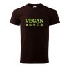 Pánské tričko s potiskem Vegan symboly