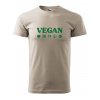 Pánské tričko s potiskem Vegan symboly