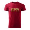 Pánské tričko s potiskem Vegan symboly