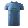 Pánské tričko s potiskem Vegan symboly