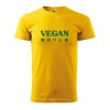 Pánské tričko s potiskem Vegan symboly