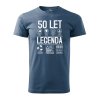 Pánské tričko s potiskem 50 let legenda se symboly