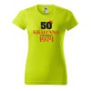 Dámské tričko s potiskem 50 let královna