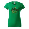 Dámské tričko s potiskem Coffee queen