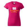 Dámské tričko s potiskem 50 let jsem královna