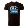 Pánské tričko s potiskem Kouzelník mechanik