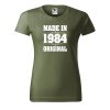 Dámské tričko s potiskem Made in