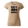Dámské tričko s potiskem Made in