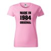 Dámské tričko s potiskem Made in