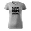 Dámské tričko s potiskem Made in