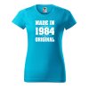 Dámské tričko s potiskem Made in