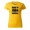 Dámské tričko s potiskem Made in