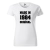 Dámské tričko s potiskem Made in