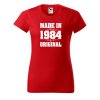 Dámské tričko s potiskem Made in