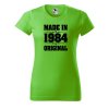 Dámské tričko s potiskem Made in