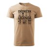 Pánské tričko s potiskem Dědeček legenda
