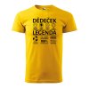 Pánské tričko s potiskem Dědeček legenda