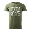 Pánské tričko s potiskem Tatínek legenda