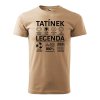 Pánské tričko s potiskem Tatínek legenda