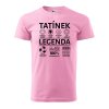 Pánské tričko s potiskem Tatínek legenda