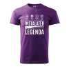 Pánské tričko s potiskem Instalatér legenda