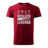 Pánské tričko s potiskem Instalatér legenda