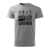 Pánské tričko s potiskem Instalatér legenda