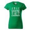 Dámské tričko s potiskem Účetní legenda