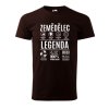 Pánské tričko s potiskem Zemědělec legenda