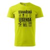 Pánské tričko s potiskem Stavařská legenda
