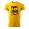 Pánské tričko s potiskem Stavařská legenda