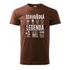 Pánské tričko s potiskem Stavařská legenda