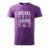 Pánské tričko s potiskem Učitel legenda