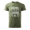 Pánské tričko s potiskem Učitel legenda