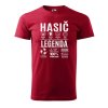 Pánské tričko s potiskem Hasič legenda