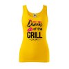 Dámské tílko s potiskem Queen of the grill