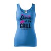 Dámské tílko s potiskem Queen of the grill
