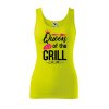 Dámské tílko s potiskem Queen of the grill