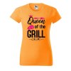 Dámské tričko s potiskem Queen of the grill