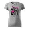 Dámské tričko s potiskem Queen of the grill
