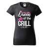 Dámské tričko s potiskem Queen of the grill