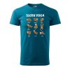 Pánské tričko s potiskem Sloth yoga